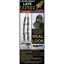 Load image into Gallery viewer, HGW 1/32 German Luftwaffe Fighters Late Microplastic Foil/Photoetch Seatbelts 132502