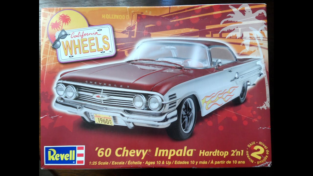 Revell 1/25 Chevy Impala 1960 Hardtop 2in1 85-4248C – Burbank's