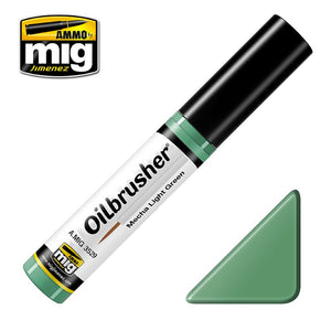 Ammo by Mig AMIG3529 Oilbrusher Mecha Light Green