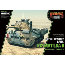 Load image into Gallery viewer, Meng Kids World War Toons Snaptite British Infantry Tank A12 Matilda II WWT-014