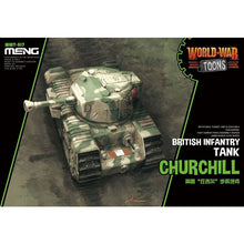 Load image into Gallery viewer, Meng Kids World War Toons Snaptite British Churchill Infantry Tank WWT-017