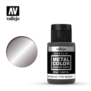 Vallejo Metal Color 77.721 Burnt Iron 32ml