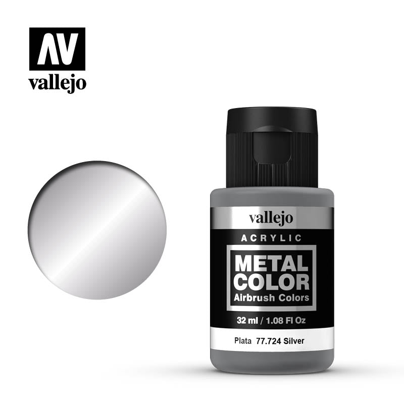 Vallejo Metal Color 77.724 Silver 32ml – Burbank's House of Hobbies