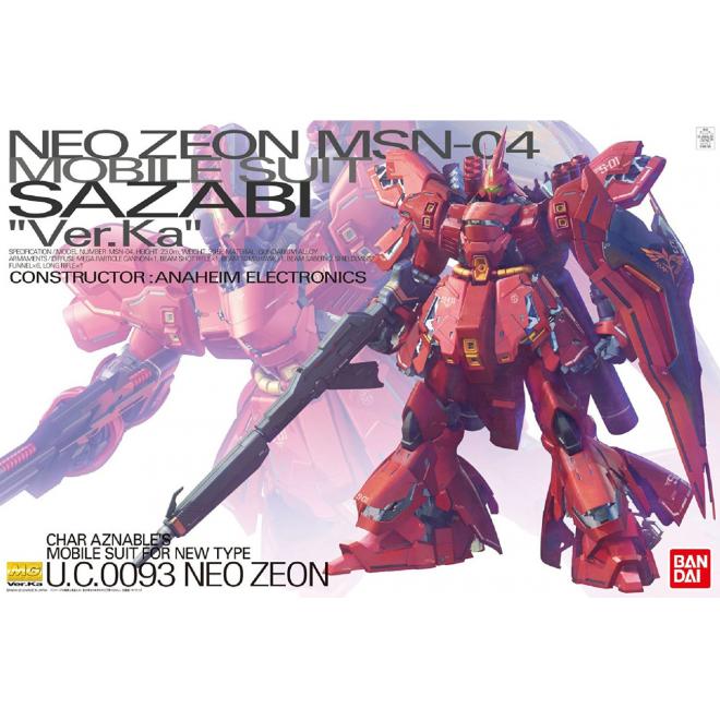 ロボット GUNDAM STANDart SAZABI LLIC Ver. Bandai 1/100 MG MSN-04 SAZABI Ver. Ka 5055457' – Burbank's House