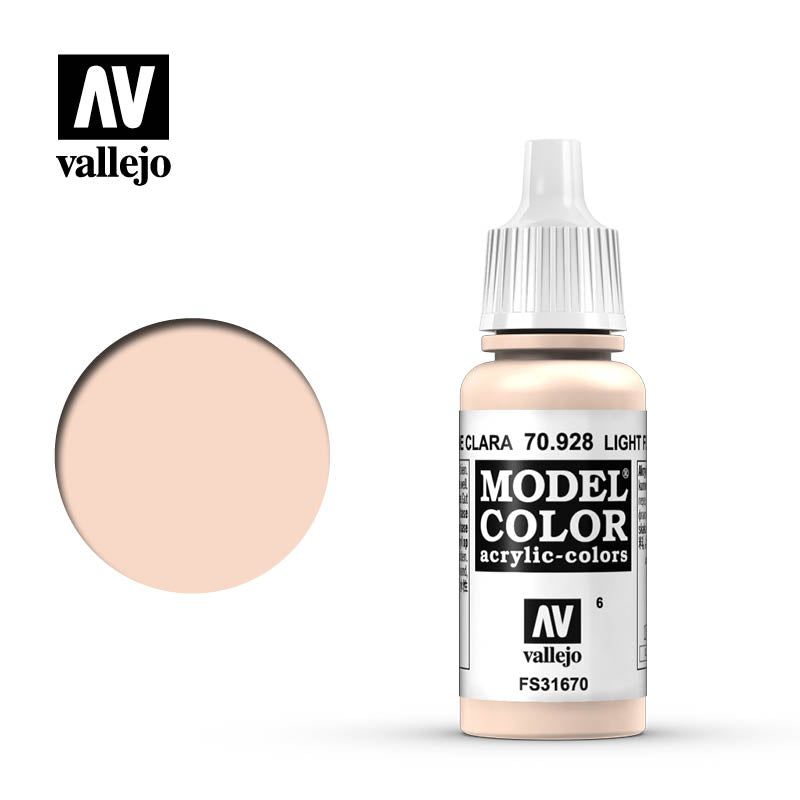 Vallejo Model Color (006) 70.928 Light Flesh 17ml