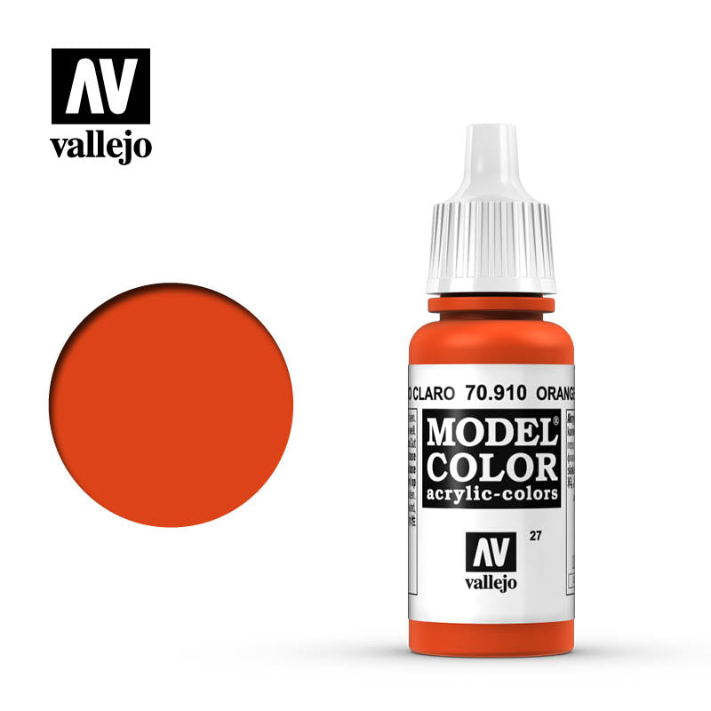 Vallejo Model Color (027) 70.910 Orange Red 17ml