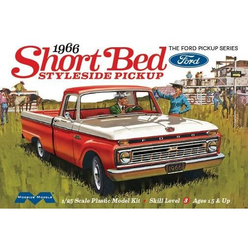 メビウス フォード 1966 1/25 F-100 ショートベッド ピックアップ Moebius 1/25 Ford Short Bed Styleside Pickup 1966 MOE1233