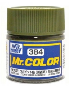 Mr. Hobby Mr. Color Lacquer C384 Cockpit Color (Kawasaki) C384 10ml