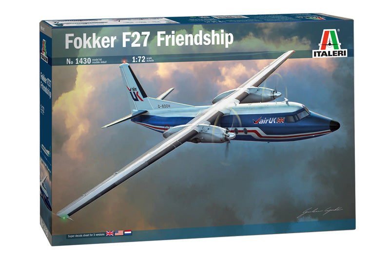 Italeri 1/72 Fokker F27 Friendship 1430 – Burbank's House of Hobbies