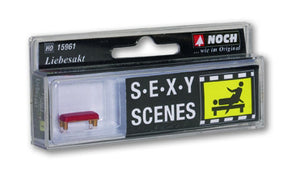Noch 1/87 HO "Sexy Scenes" Figures with Bench 15961