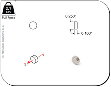 Load image into Gallery viewer, Magcraft 601 - 50 Disc Magnets 0.25"x0.10"