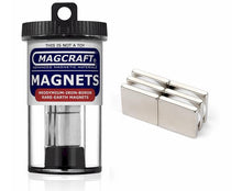 Load image into Gallery viewer, Magcraft 612 - 6 Block Magnets 0.750&quot;