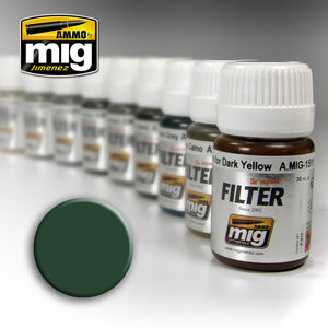 Ammo by Mig AMIG1508 Filter, Green For Grey Green