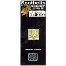 Load image into Gallery viewer, HGW 1/48 US P-40 Warhawk Microplastic Foil/Photoetch Seatbelts 148010