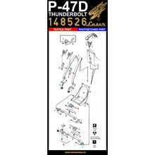 Load image into Gallery viewer, HGW 1/48 US P-47 Thunderbolt Microcloth/Photoetch Seatbelts 148526