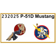 Load image into Gallery viewer, HGW 1/32 US P-51 D/K Mustang Stencils and Markings Wet Transfer 232025
