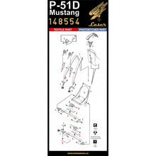 Load image into Gallery viewer, HGW 1/48 US P-51 Mustang Microcloth/Photoetch Seatbelts 148554