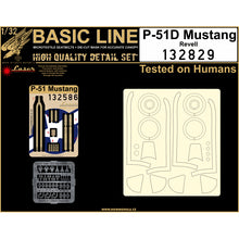 Load image into Gallery viewer, HGW 1/32 Basic Line US P51 Mustang Seatbelts and Mask 132829