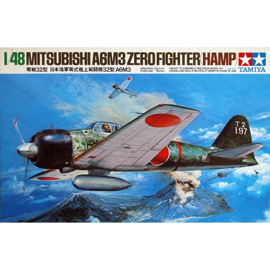 Tamiya 1/48 Japanese Mitsubishi A6M3 Zero Fighter (HAMP) 61025