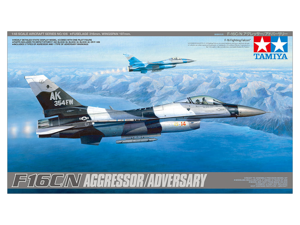 Tamiya 1/48 US F-16C/N Aggressor/Adversary 61106