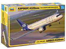 Load image into Gallery viewer, Zvezda 1/144 Airbus A320neo Civil Airliner SAS 7037