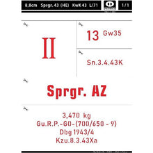 Load image into Gallery viewer, Pig Model 1/1 German SPRGR 43 (HE) KWK.43 L71 Shell Replica for Tiger II PIG1-004