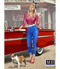 Load image into Gallery viewer, MasterBox 1/24 PIn Up Series: A Short Stop Figure 1 MB24015