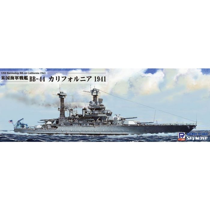 1:700 Uss California Bb-44 1945 Model Kit PitRoad 1&frasl;700 US Battleship USS California BB-44 1941 W187