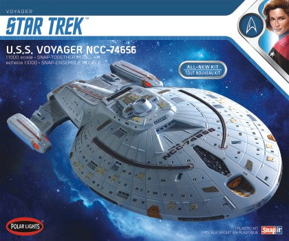 Polar Lights Star Trek 1/1000 USS Voyager Snap Kit POL980M