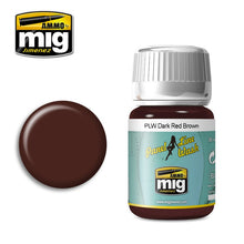 Load image into Gallery viewer, Ammo by Mig AMIG1605 Panel Line Wash Dark Red Brown