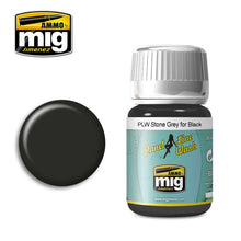 Load image into Gallery viewer, Ammo by Mig AMIG1615 Panel Line Wash Stone Grey for Black