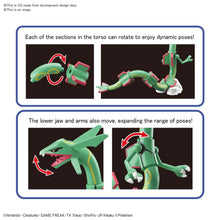 Load image into Gallery viewer, Bandai Pokemon Model Kit Rayquaza 5061199'