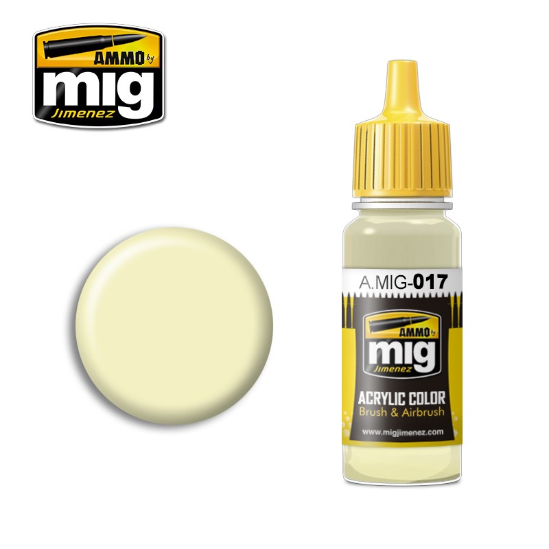 Ammo by Mig AMIG0017 Acrylic Color RAL 9001 Cremeweiss