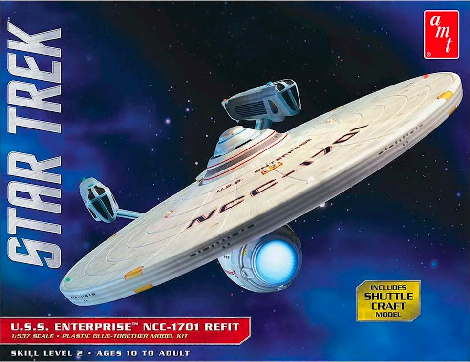 AMT Star Trek 1/537 USS Enterprise NCC-1701 Refit AMT1080