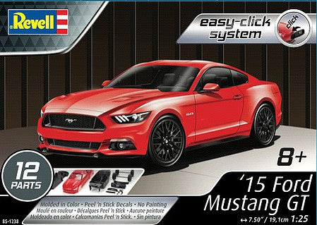 Revell Easy-Click 1/25 Ford Mustang GT 2015 851238