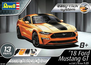 Revell Easy-Click 1/25 Ford Mustang GT 2018 851241
