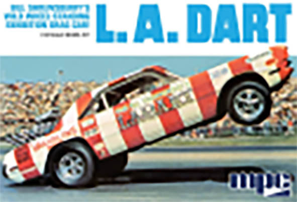 MPC 1/25 Bill Shrewsberry LA Dart Wild Wheel-Standing Exhibition Drag Car MPC974