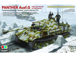Ryefield Models 1/35 German Panther Ausf. G w/ Full Interior 5016