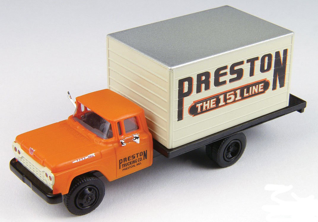 Classic Metal 1/87 HO Ford Box Truck 1960 Preston Freight Co 30453