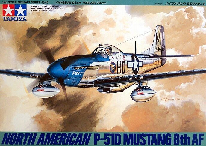 Tamiya 1/48 US North American P-51D Mustang 8th AF 61040