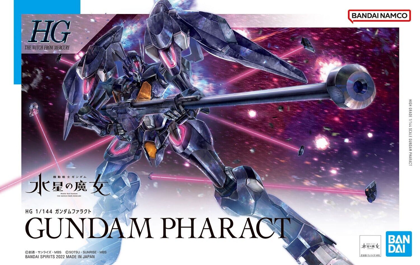 Bandai 1/144 HG #07 Gundam Pharact 'The Witch from Mercury' 5063354