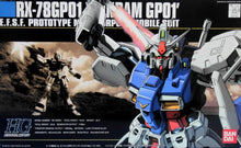 Load image into Gallery viewer, Bandai 1/144 HG #013 RX-78GP01 GP01 Zephyrantes Gundam 0083 5060965