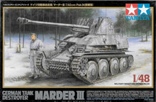 Load image into Gallery viewer, Tamiya 1/48 German Marder III Tank Destroyer 32560