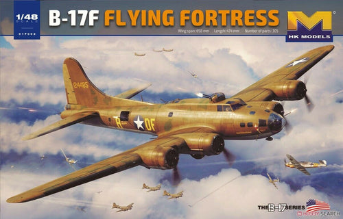 HK Models 1/48 US B-17F Flying Fortress Memphis Belle 01F002