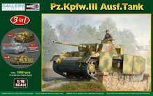 Load image into Gallery viewer, Gallery Models 1/16 German PzKfpw.III Ausf. Tank L/J/M (3in1) 64011