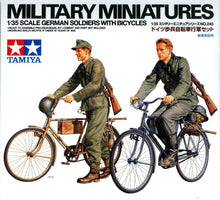 Load image into Gallery viewer, Tamiya 1/35 German Soldiers w/ Bicycles 35240