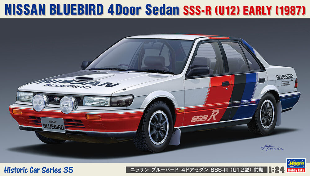 Hasegawa 1/24 Nissan Bluebird 4 door Sedan SSS-R (U-12) Early 1987 HC-35  21135