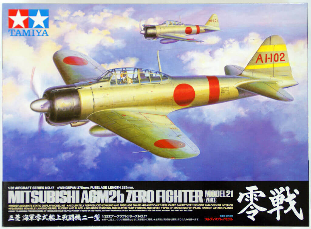 Tamiya 1/32 Japanese Mitsubishi A6M2b Zero Fighter Model 21 (Zeke