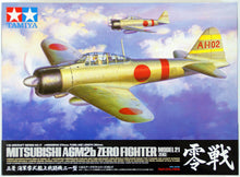 Load image into Gallery viewer, Tamiya 1/32 Japanese Mitsubishi A6M2b Zero Fighter Model 21 (Zeke) 60317