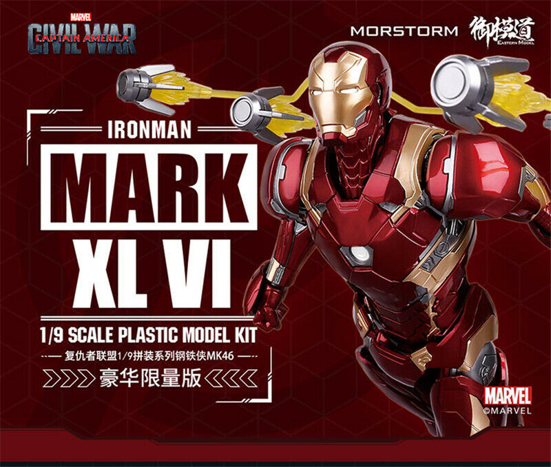 Morstorm 1/9 Iron Man Mark XLVI (Mk.46) Deluxe Model Kit COMING